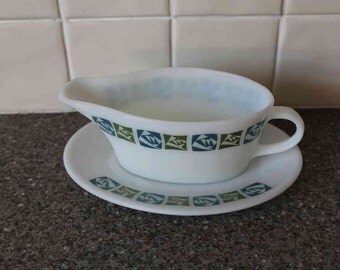 Geo Print Pyrex Gravy Boat