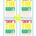 Chew's the Right Printable