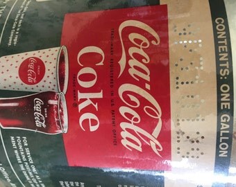 Vintage One Gallon Coca-Cola Syrup Jug