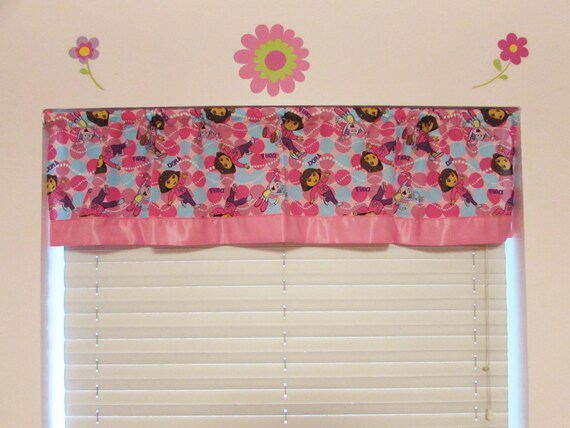 Dora the Explorer curtains/cotton valance