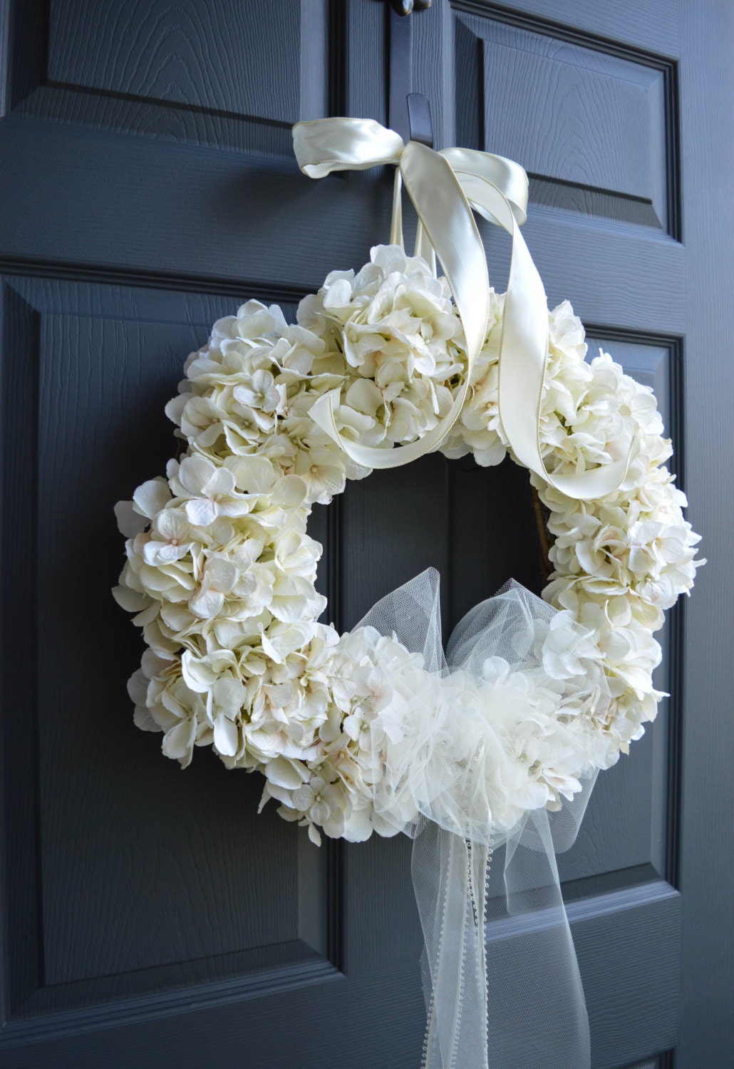 The Wedding Veil Wreath Wedding Flower Wreath Bridal Veil