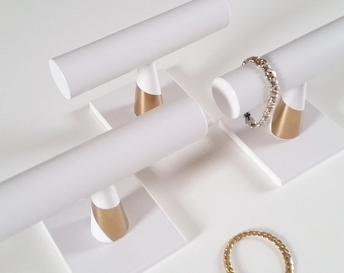 Bracelet stand White-Gold Edition Accesoire Sieraden display Organiser Wedding gift