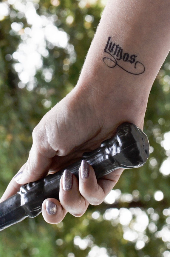 Lumos and Nox Temporary Tattoos by SeventhSkin on Etsy