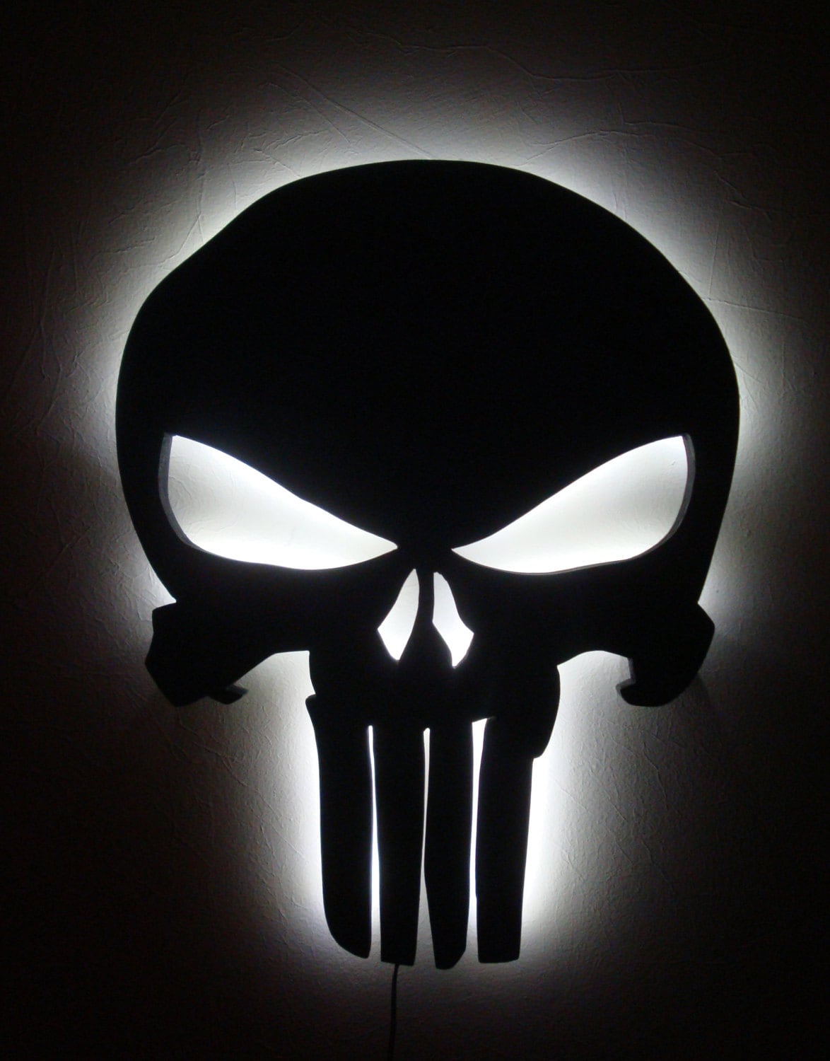 Batman logo wall light