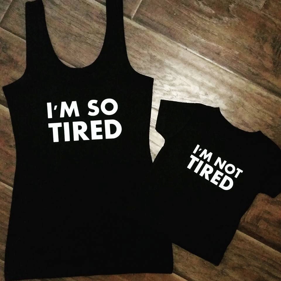 I'm So Tired I'm Not Tired Set by on Etsy
