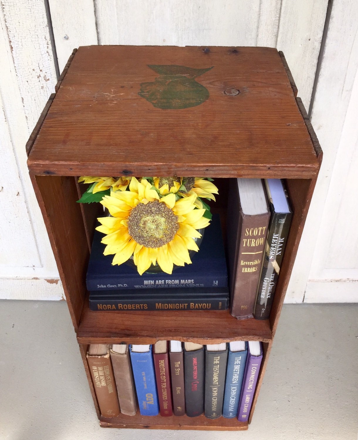 Vintage Wooden Crate, Orange County Valentia Orange Packing Crate