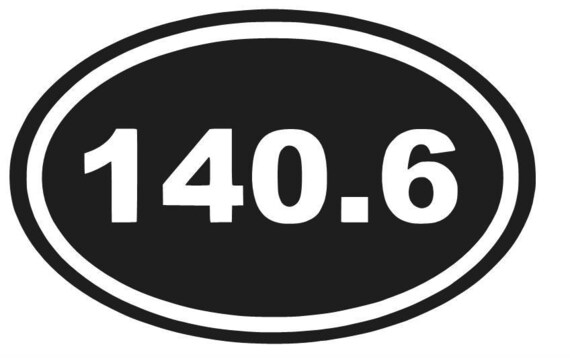 140.6 IRONMAN TRIATHLON LOGO Vinyl Decal Sticker Car Window