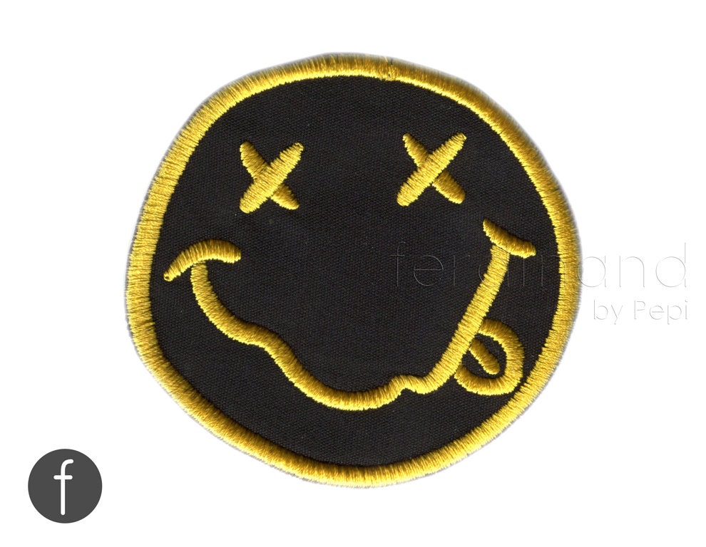 Nirvana smiley face Iron on Patch