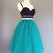 teal tutu skirt