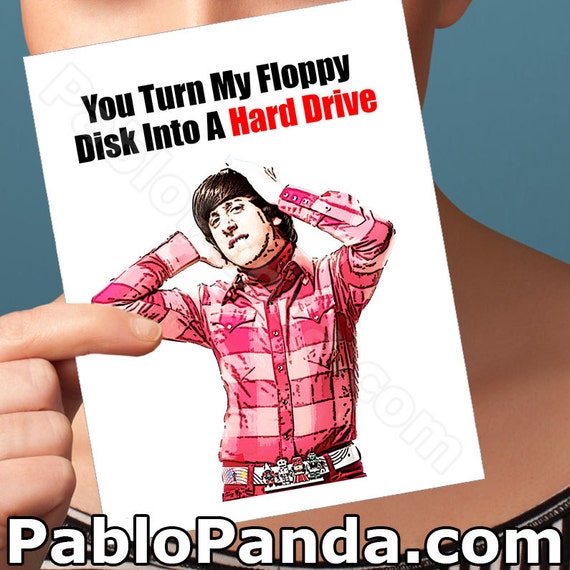 The Big Bang Theory Anniversary Card Howard Wolowitz T 