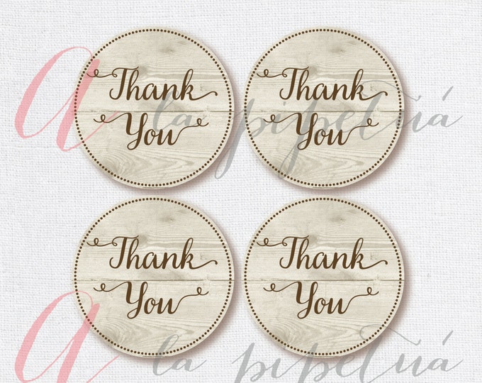 Thank You Favor Tags . Printable brown wood. Printable wood tag. Rustic diy Thank You Tags. Wood printables. INSTANT DOWNLOAD