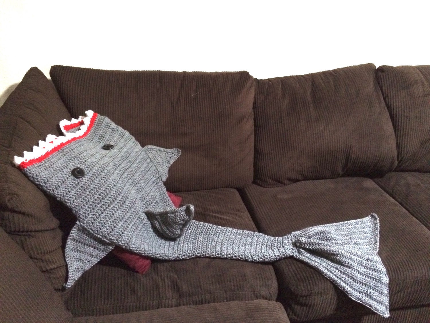 Crochet Shark Blanket