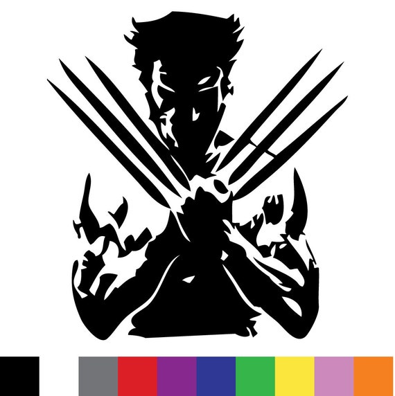 Wolverine Custom Vinyl Decal Marvel Sticker Car by DecalExchange