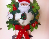 Items similar to Christmas wreath on the door. on Etsy