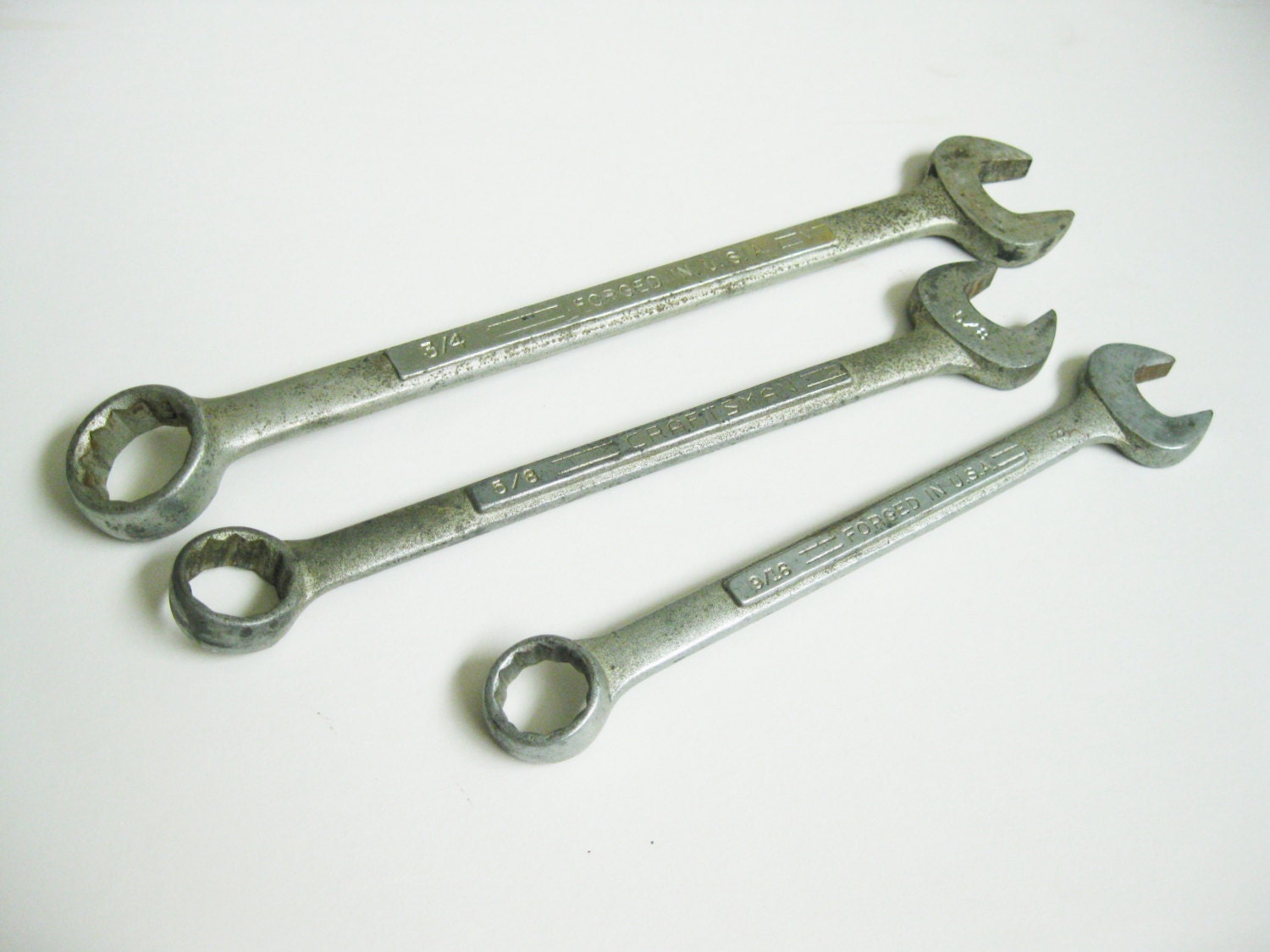 Vintage Tools 3 Craftsman Wrenches Father's Day Gift