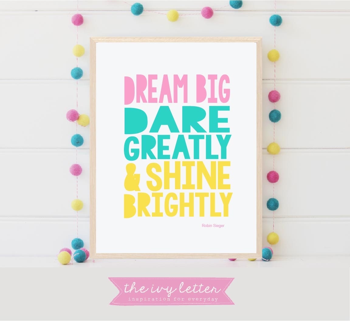 printable girl bedroom wall quotes inspirational wall art