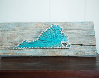 Virginia Driftwood String Art