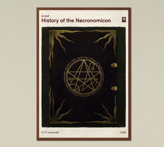 H. P. Lovecraft History of Necronomicon by RedHillPrintables