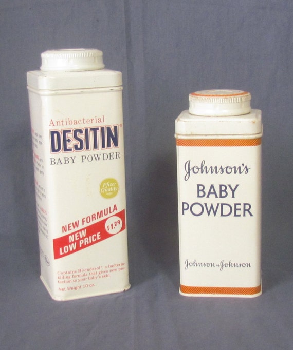 Tin Talcum Powder Containers Baby Powder Shakers Desitin