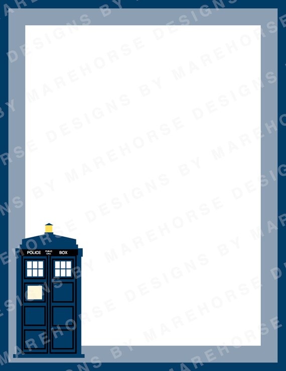 Doctor Who TARDIS Stationery Fun &amp; Modern Stationery