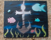 Nautical Anchor Painting for Kids Room / Nursery Art Nautical Anchor Painting for Kids Room / Nursery Art