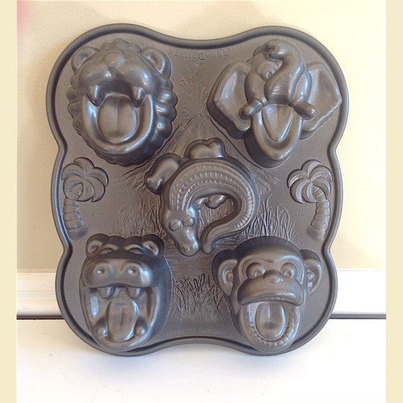 Items similar to Nordicware Hungry Animals Cake Pan, Nordicware