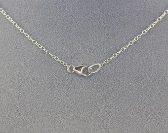 20" Silver Chain - Chain for Pendant - Silver Chain - Sterling Silver Chain - Chain for Pendant - Open Link Chain - Simple Necklace - Gift