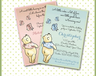 classic pooh invite etsy il_340x270.813399766_jii2 classic pooh invite etsy,Vintage Winnie The Pooh Invitations