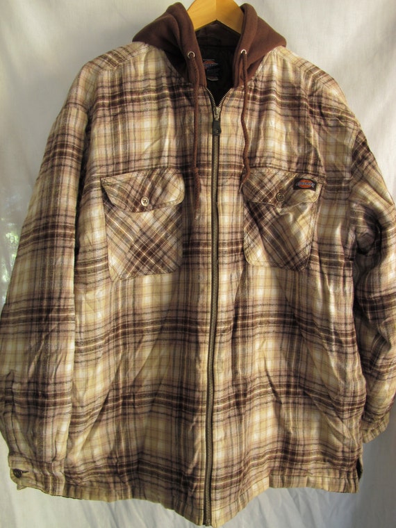 dickies hoodie brown