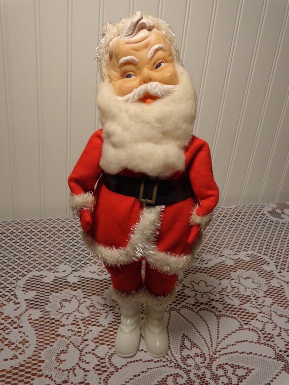 vintage large santa doll stand up santa 15 309 vintage large santa doll stand up santa 15 309