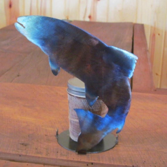 FISH CANDLE HOLDER metal
