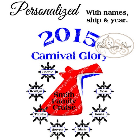 carnival cruise logo shirts