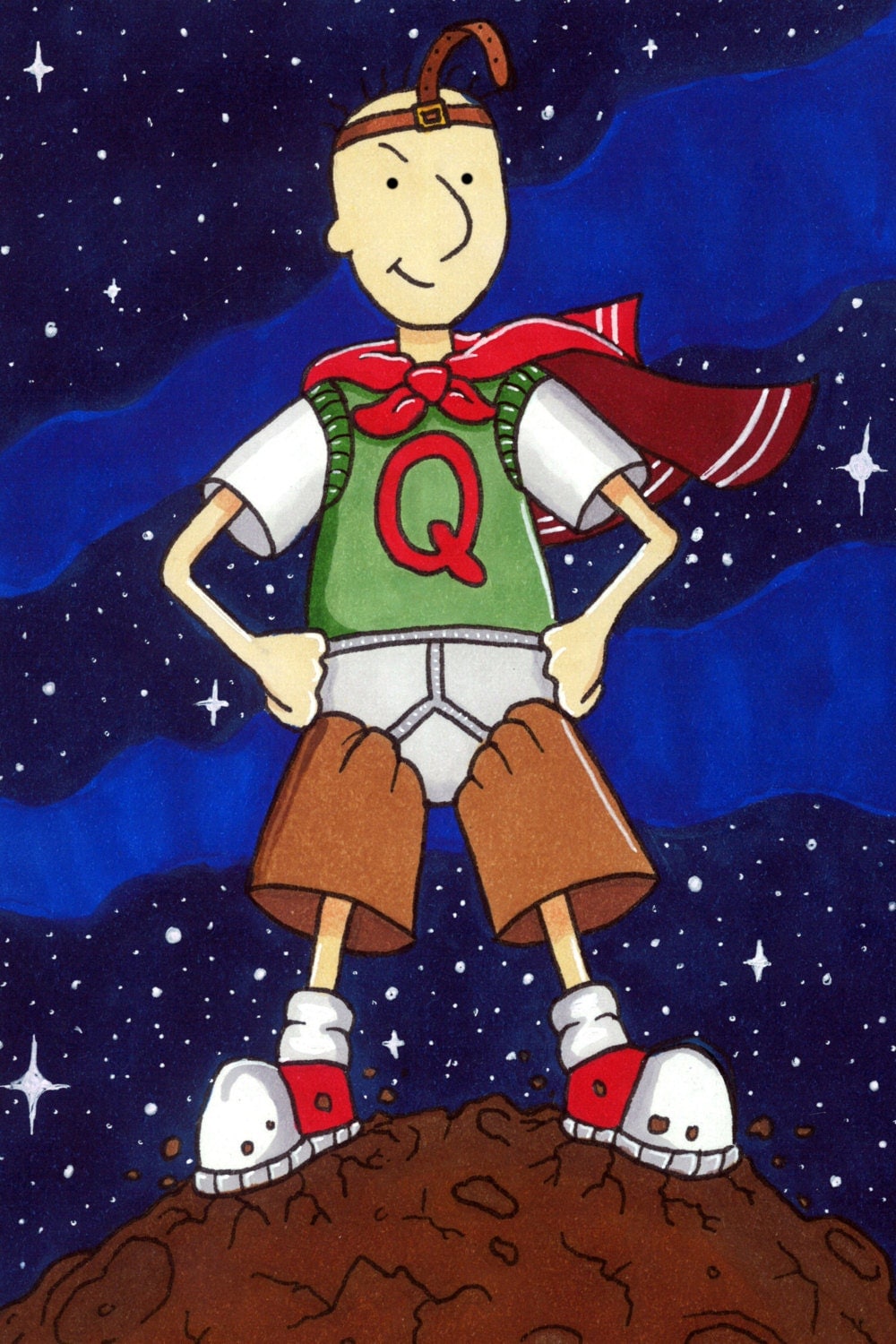 Nickelodeon Doug Quailman Copic Marker Card by KyleHickmanArt