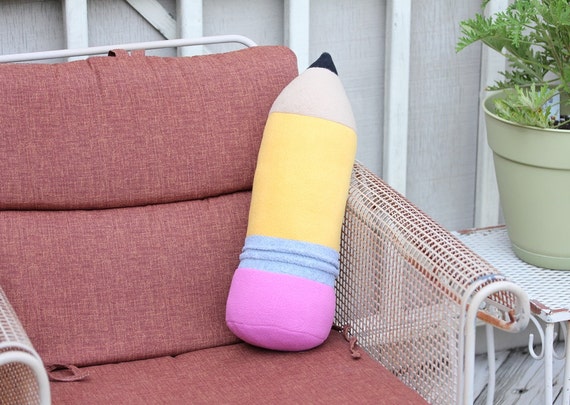 plush pencil pillow