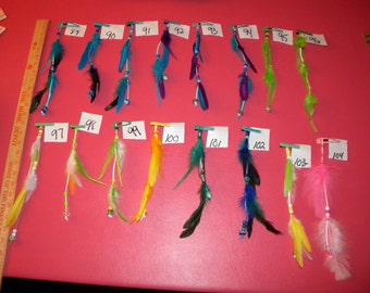 Items similar to Sparkle Feather Barrettes on Etsy