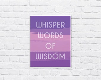 Whisper words of  Etsy