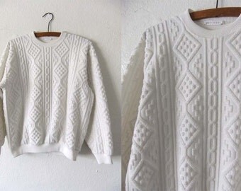 all white coogi sweater