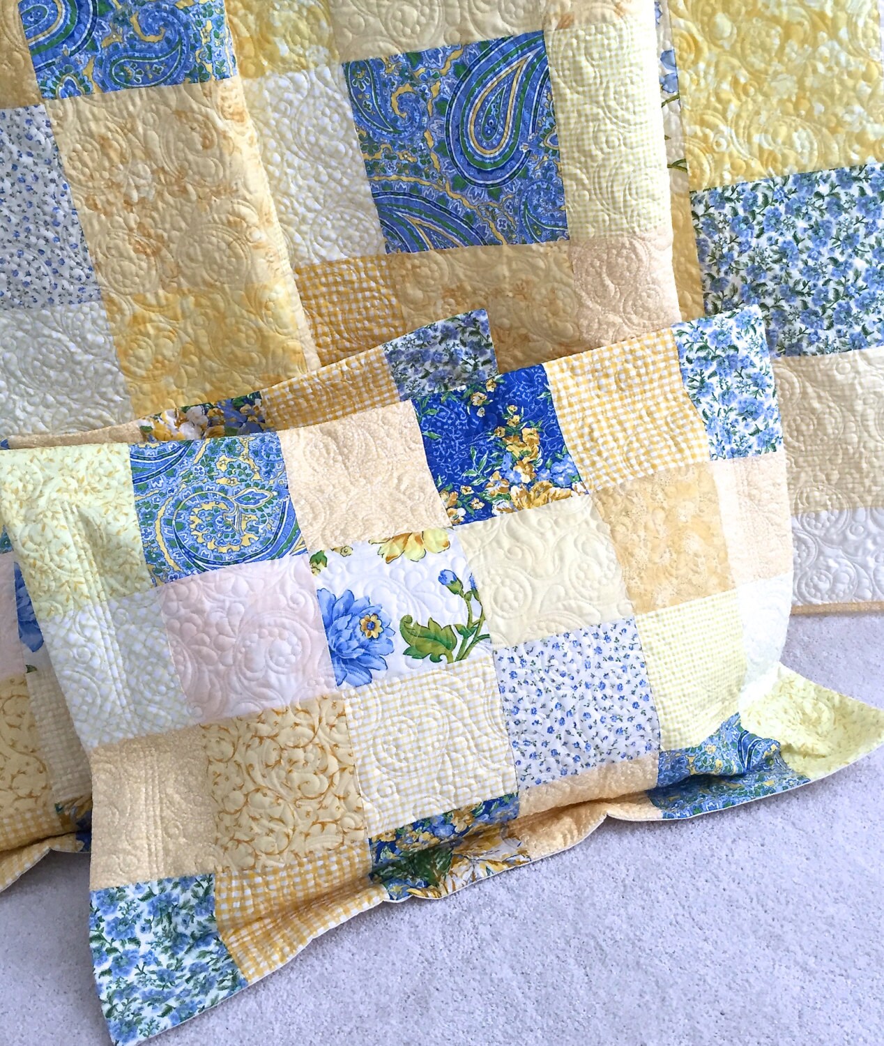 quilted-pillow-sham-standard-queen-size-by-kimsquiltingstudio