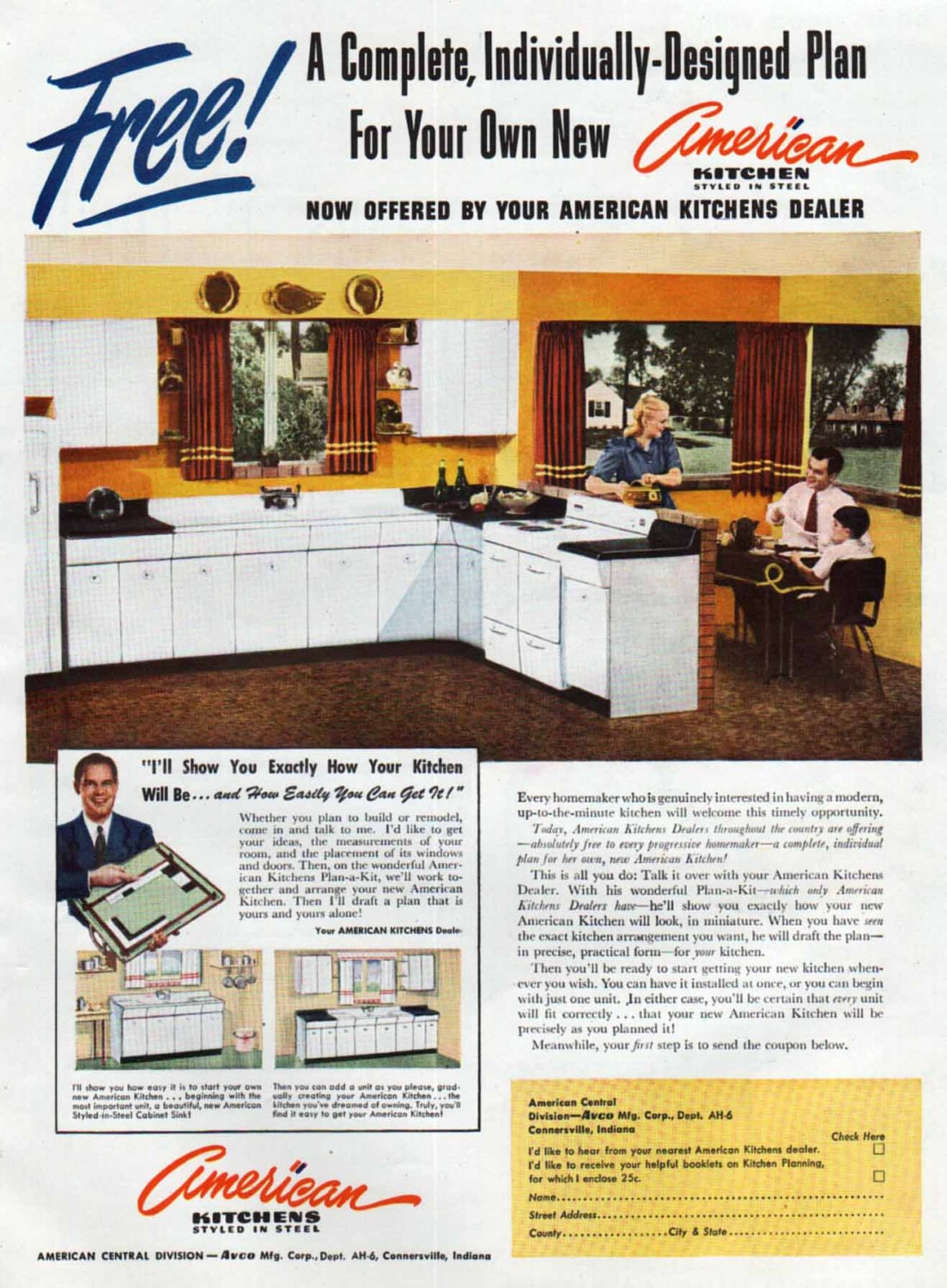 1948 American Kitchens Ad White Steel Kitchen Cabinets Avco   Il Fullxfull.812824758 Dsuo 