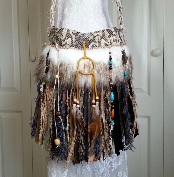 Native American Inspired Fringe Bag Navajo Dream Catcher