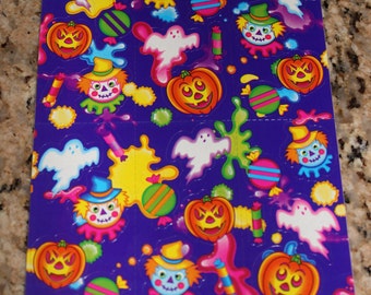 Vintage Lisa Frank Halloween Sticker Sheet S259