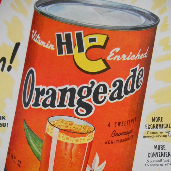 1949-ad-hi-c-orange-ade-drink-for-children-original