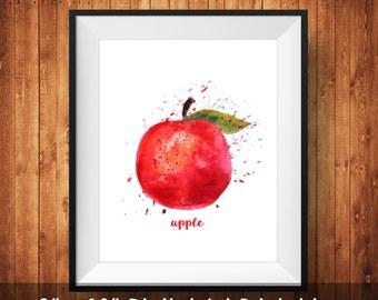 Apple Wall Decor apple wall art | etsy Apple Wall Decor apple wall art | etsy