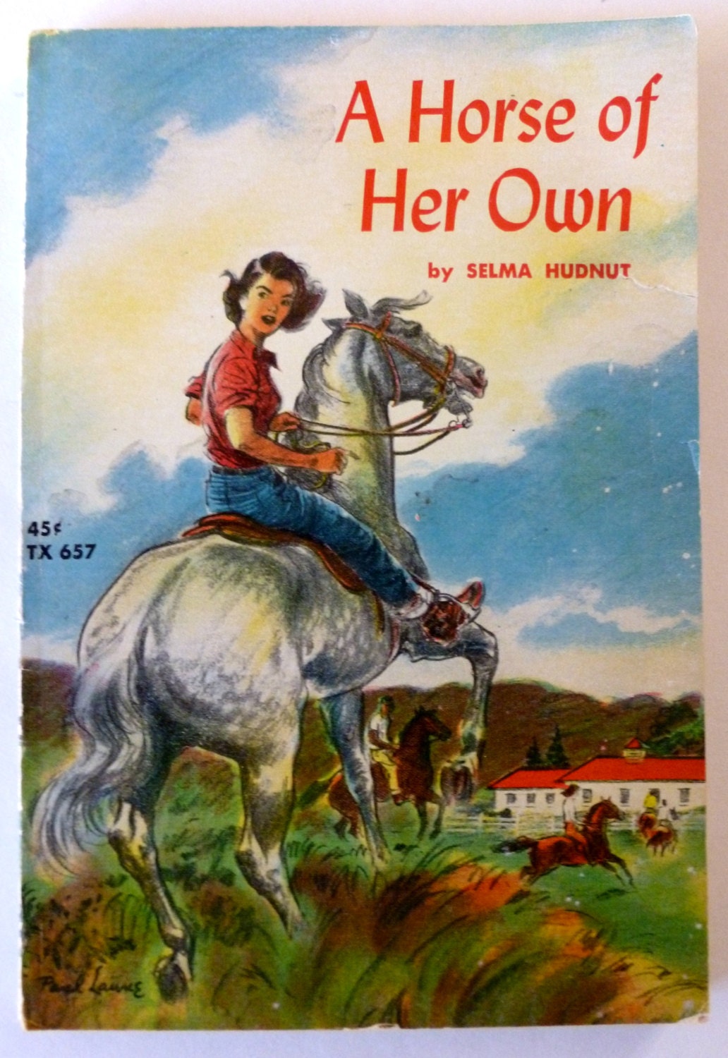 Vintage Childrens Book A Horse of Her Own A Young Girl and