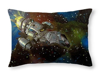 Firefly Serenity Decorative Pillows - Firefly Pillow - Firefly Art Pillow Sci Fi - Firefly TV Show Movie Home Decor - Outer Space Geekery