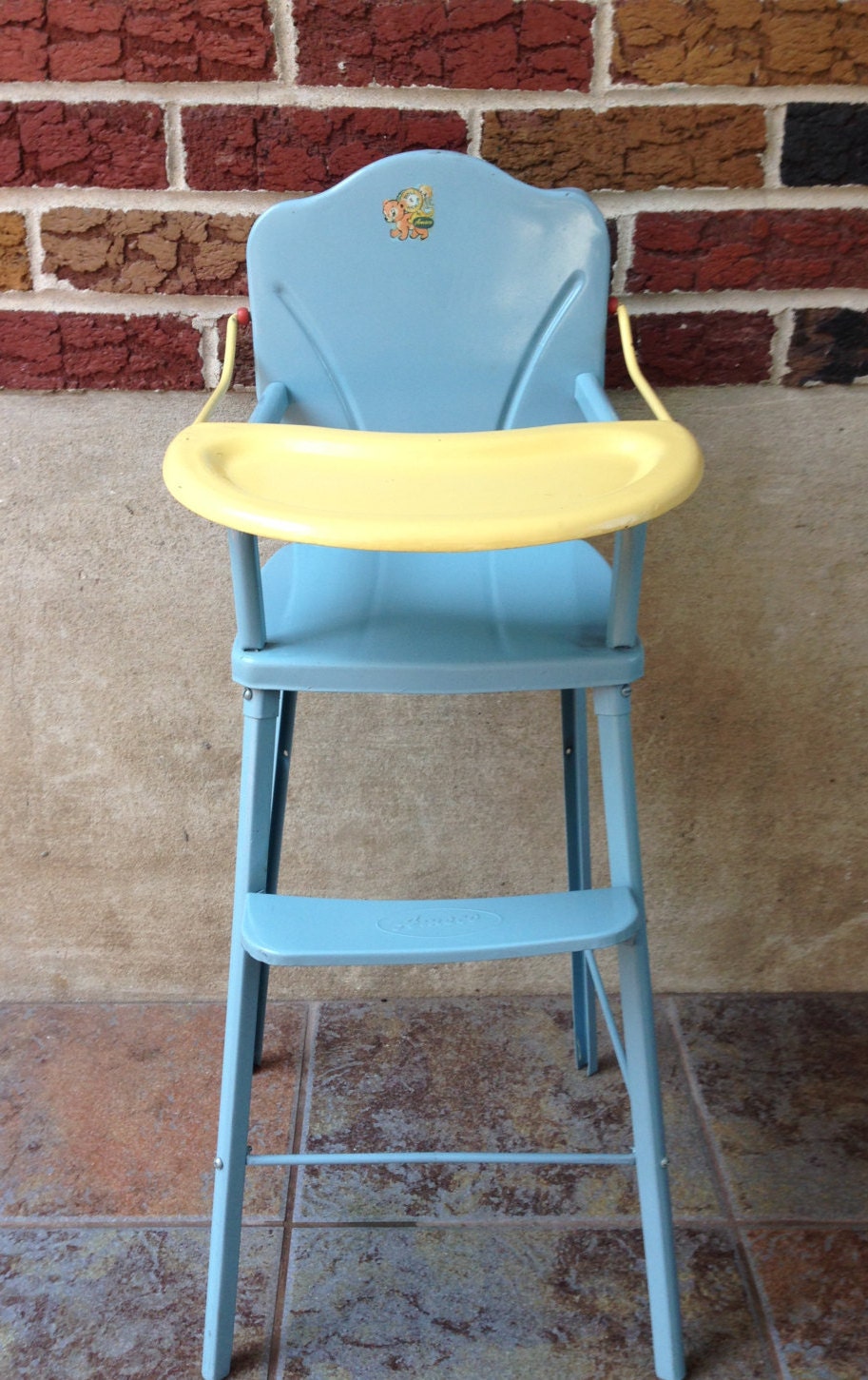 Vintage Amsco Toy High Chair Doll E Hichair Metal by ...