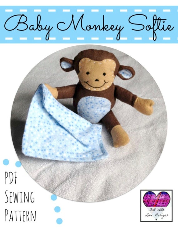 monkey sewing pattern