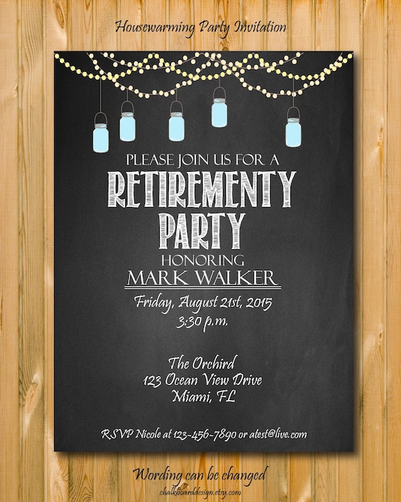 Free Retirement Invitations To Print 5