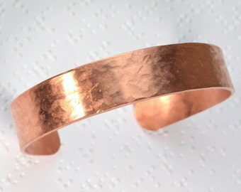 Hammered Copper Cuff Bracelet, Copper Bracelet, Hammered Cuff Bracelet, Hammered Bracelet, Hand Hammered Bracelet, Textured Cuff Bracelet