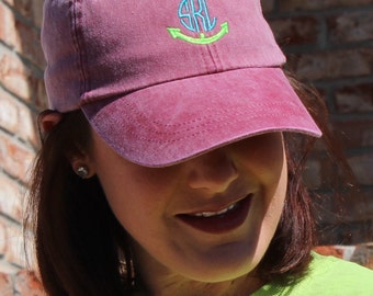 Baseball Cap with Premium Monogram Frame